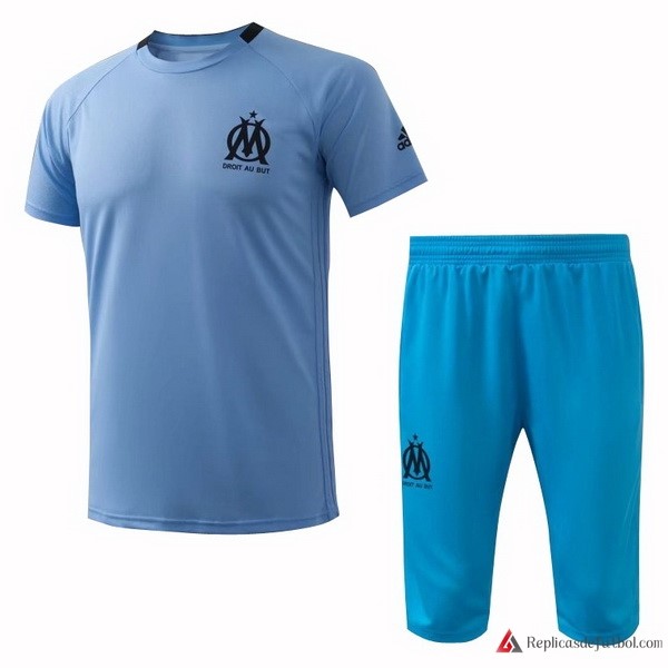Camiseta Entrenamiento Marsella Conjunto Completo 2017-2018 Azul